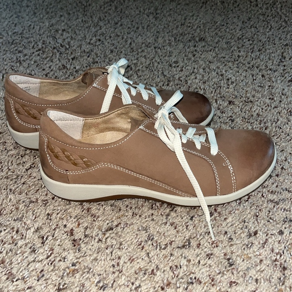 Aetrex Dana - Sneakers Warm Brown Size US 8.5 EUR 39 - Picture 9 of 13